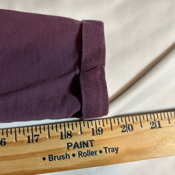 Natural Reflections Purple Long Sleeve 100% Cotton Top - Size Medium - Picture 8 of 10